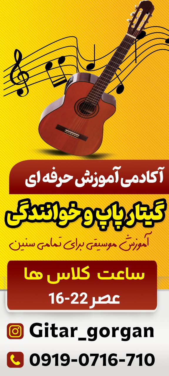 آکادمی آموزش حرفه ای گیتار وخوانندگی	